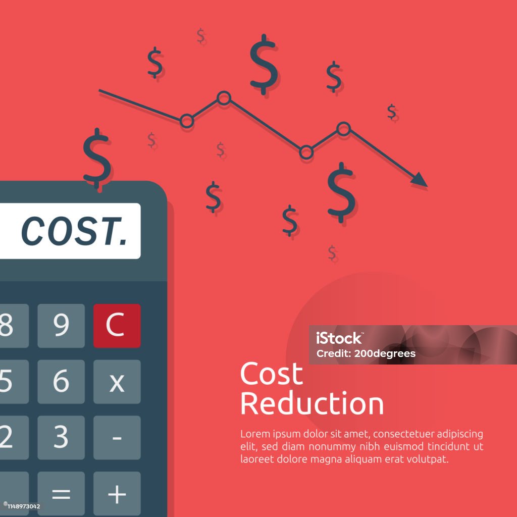 premium vector | business finance crisis concept.... Business Finance Crisis Concept Cost Reduction Management Arrow Line ...