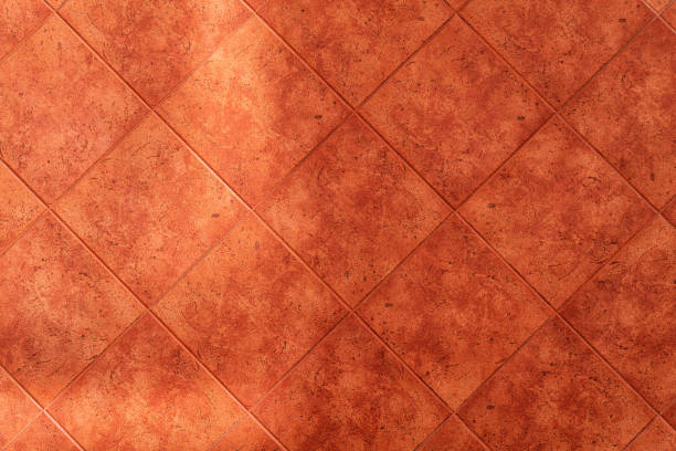 istock Background details of red tile floor tiles 1148976621