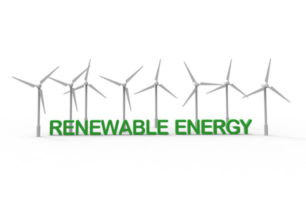 istock ECO turbine. Renewable energy isolated on white background. 3D illustration 1148980089