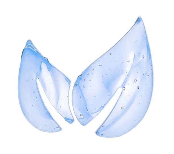 istock Light blue, watery lotion smears 1148988479
