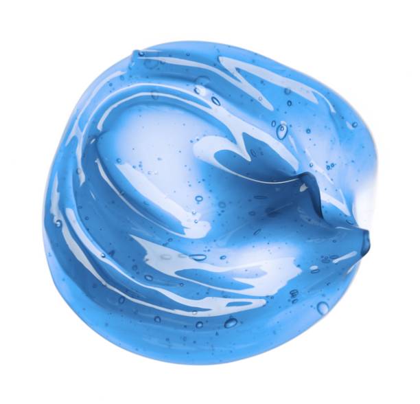 istock Light blue, watery lotion smears 1148988593