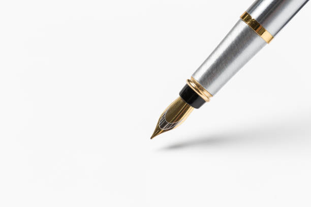 istock Fountain pen isolated on white background 1148993234