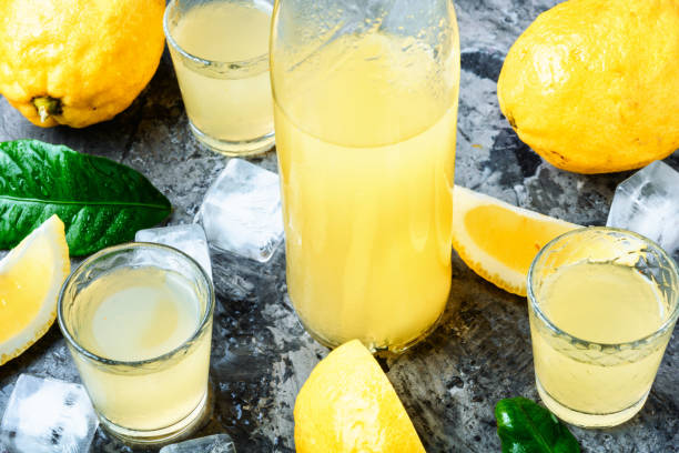 istock Lemoncello,Italian lemon liquor 1148997094