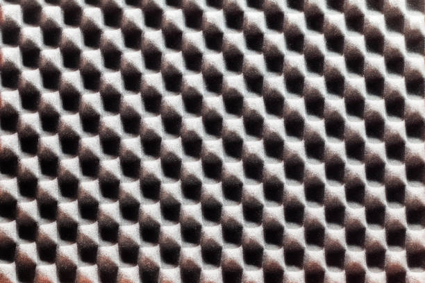 istock Gray foam sponge texture background , waves for background 1148998597