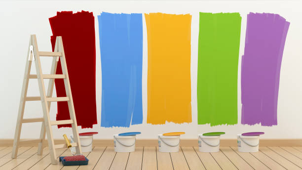 Renovation colors - repair concept