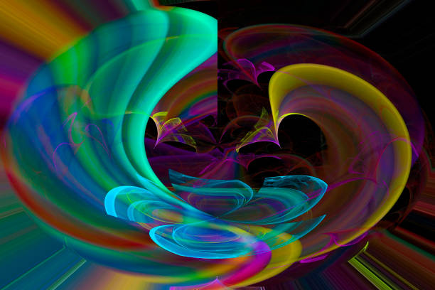 istock abstract digital fractal, fantasy design 1149008425