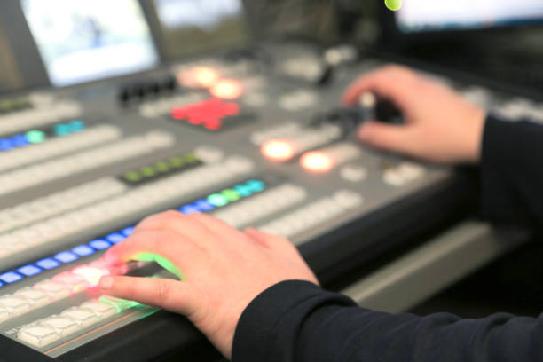 istock Cropped Hands Mixing Music In Recording Studio 1149008863