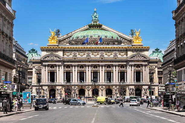 オペラハウスパリ-グランドオペラ (オペラ座)。フランス、パリ - opera opera garnier paris france france ストックフォトと画像
