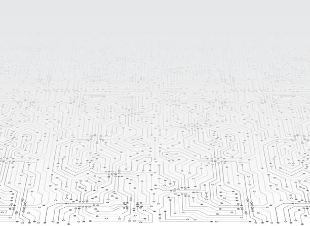 illustrations, cliparts, dessins animés et icônes de fond abstrait de technologie de pointe. - embarquer