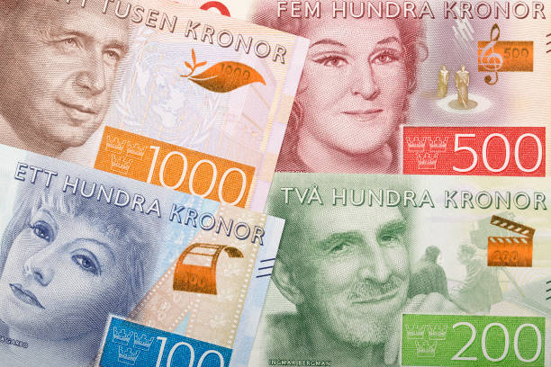 istock Swedish money, a background 1149017739