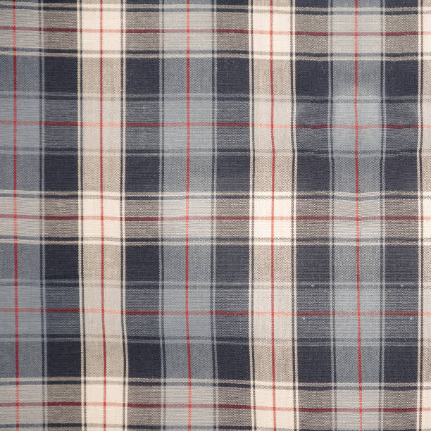 istock Check fabric pattern, texture of natural fabric background copy space 1149024255