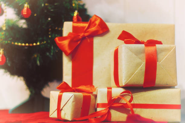 istock stack of gifts under a Christmas tree 1149024484