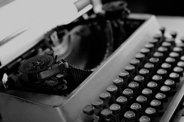 istock black and white retro typewriter letter 1149025175