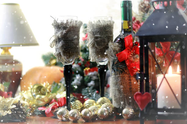 istock retro heart shape snow bokeh 1149025859