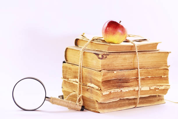 istock A stack of old vintage books 1149028192
