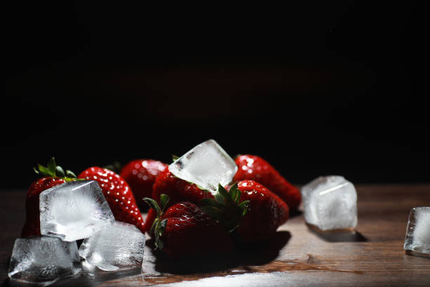 istock Fresh ripe strawberries on a wooden table 1149029900