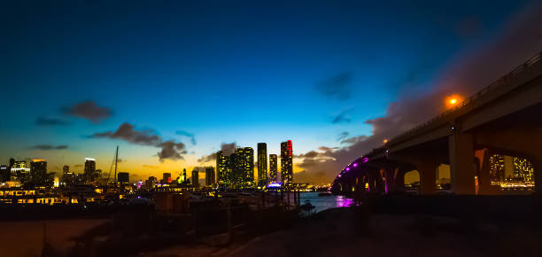 istock Downtown Miami seen from Watson island at night 1149030932