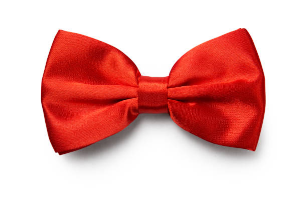 istock Red color bow tie isolated on white background with clipping path 1149035654