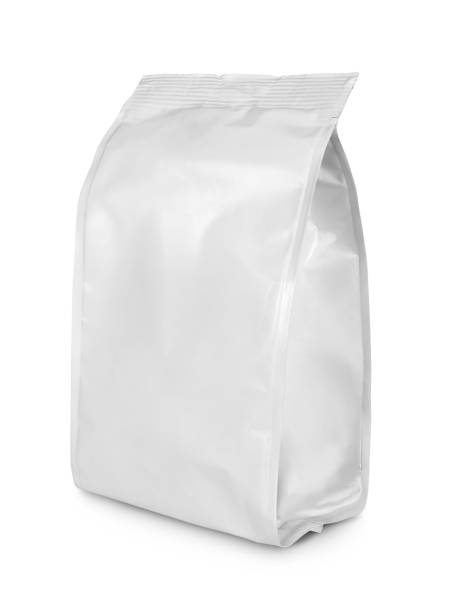 istock Side view of blank snack paper bag package isolated on white with clipping path 1149035684