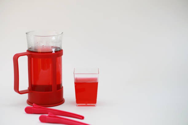 istock Female drink red warm tea 1149036560