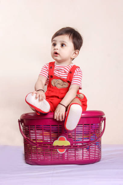 istock Indian Baby in red tshirt 1149037204