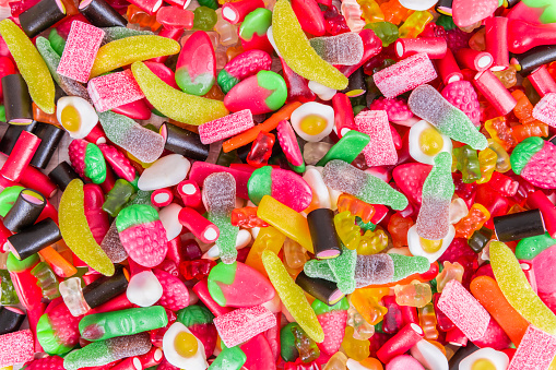 Group Of Colorful Gummies Stock Photo - Download Image Now - Bear, Bright,  Candy - iStock