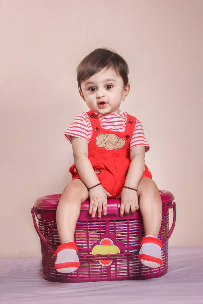 istock Indian Baby in red tshirt 1149037373
