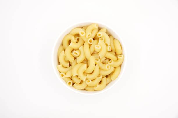 Elbow macaroni pasta made from durum wheat