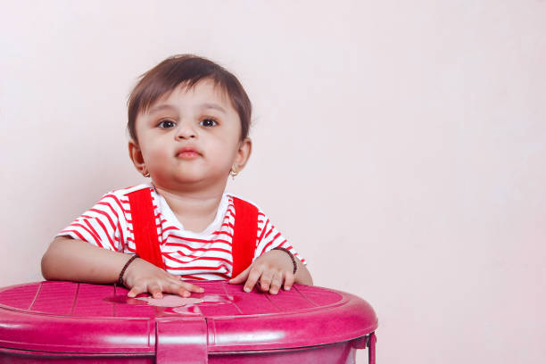 istock Indian Baby in red tshirt 1149038769