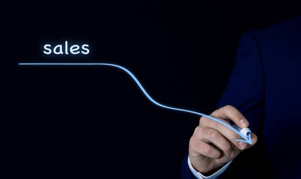 istock businessman draws a falling sale chart 1149040105