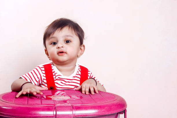 istock Indian Baby in red tshirt 1149040642