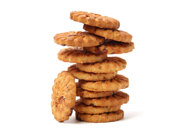 istock Biscuits with whole-wheat flour. Crunchy, grains 1149048908