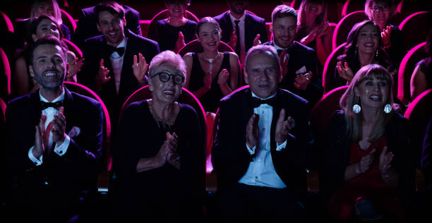 istock Excited audience clapping in opera house 1149048997