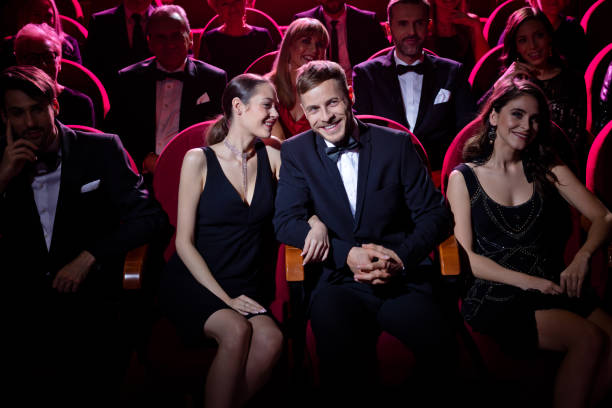 istock Loving couple spending leisure time in theater 1149049301