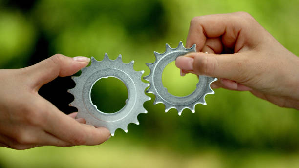 istock Matching cog gears. Business teamwork 1149050808