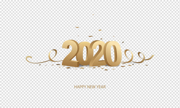 illustrations, cliparts, dessins animés et icônes de happy new year 2020 - 2020