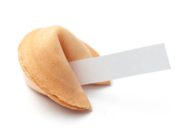 istock Chinese fortune cookies. Cookies with empty blank inside for prediction words. Isolated on white background. 1149052366