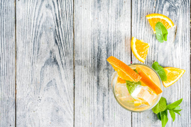 istock Four types of citrus lemonade or mojito 1149054650