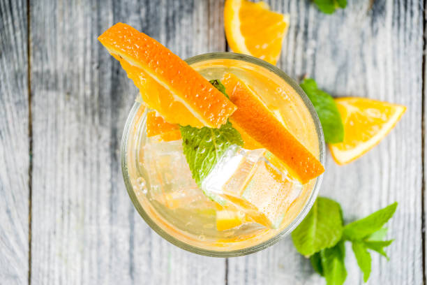 istock Four types of citrus lemonade or mojito 1149054660