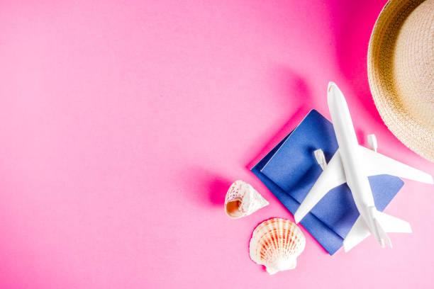 istock Travel and vacation flatlay background 1149056098