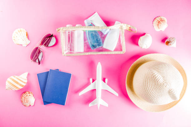 istock Travel and vacation flatlay background 1149056144