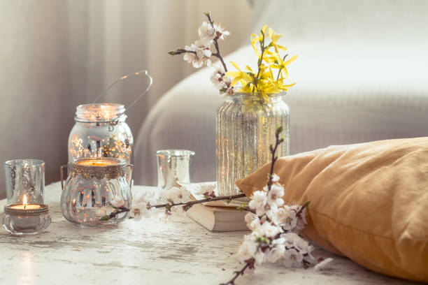 istock still life flowers with decorative objects in the living room 1149056742