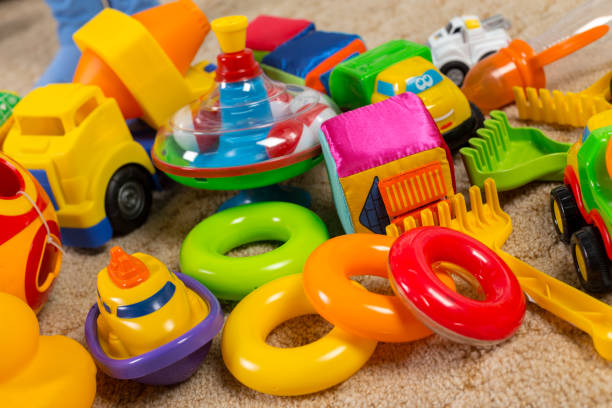 istock children toys, top view 1149059918
