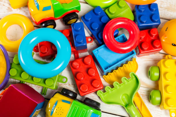 istock children toys, top view 1149060674