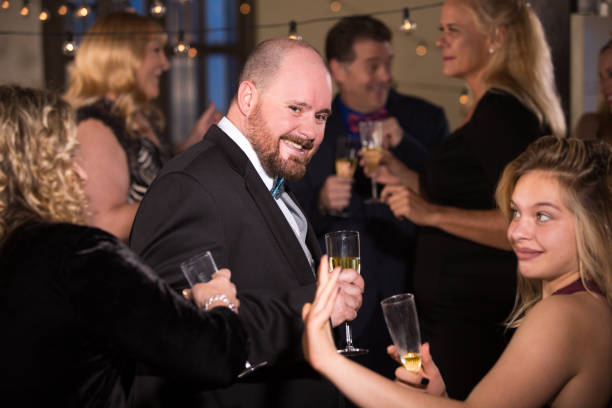 istock Handsome Man Dancing with Friends 1149065454