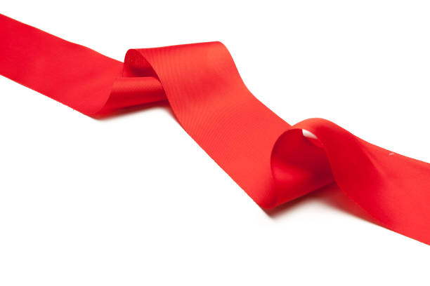 istock red ribbon isolated on white background 1149066247