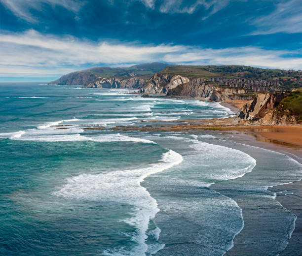 istock Beach Azkorri or Gorrondatxe view. 1149068187