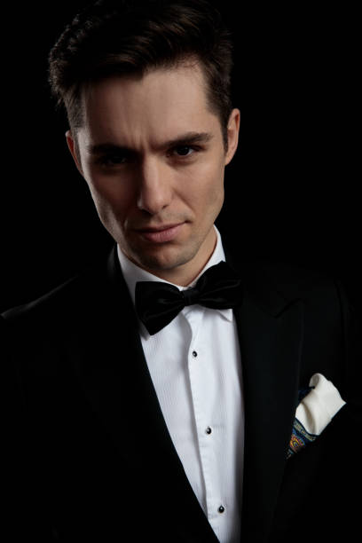 istock model man in black tuxedo arousing with his look 1149068261