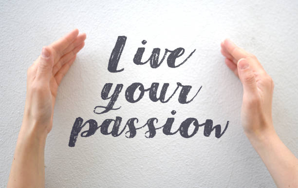 istock Female hands enclosing text quote 