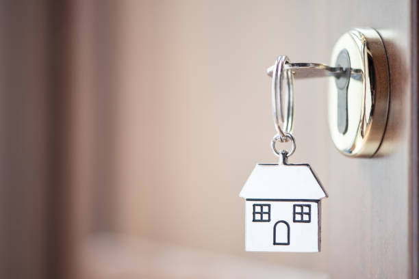 istock House key in the door 1149073736